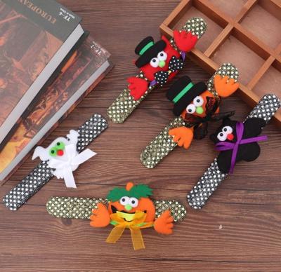 China Cute Glitter Luminous Bracelet With Light Bracelet Halloween Festival Decor Toy For Kids Children for sale