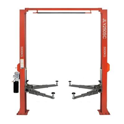 China above ground car lift in garage 5 ton 2 post car lift JLY240 gantry car lift cheap domestic price 5000kg for sale