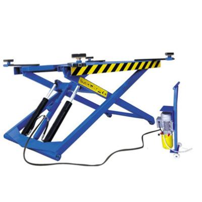 China 2.7 Ton On Floor Mobile Low Rise Hydraulic Car Scissor Lift For Sale 2700Kg for sale