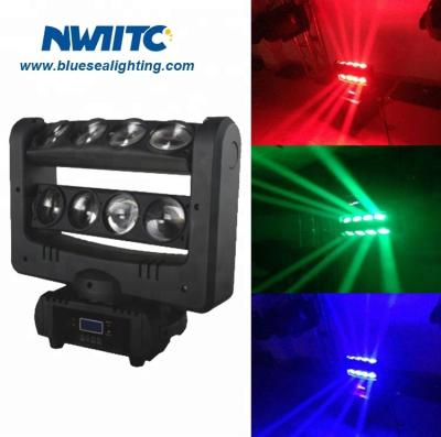 China White DJ Club Bar DJ Disco 8x10w RGB Spider Driver-Beam Moving Head Light for sale