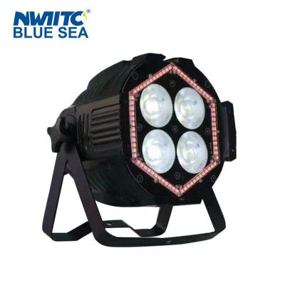 China LED / Strobe NEW COB LED Par 4x50w can par 64 with 144pcs 3in1 backlight dmx led par light for sale