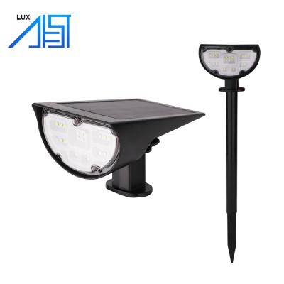 China Polycarbonate Outdoor 2 in1 Wireless Solar Landscaping LED Wall Light Solar Powered Lights for Yard Garden Pathway Porch Walkway Pool Patio for sale