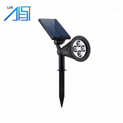 China Waterproof LANDSCAPE Yard Patio Led Spike Solar Landscape Light With 2 Install Options for sale