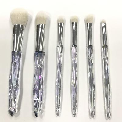 China Angular Blush Diy Diamond Wholesale Custom Makeup Brush Synthetic for sale