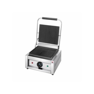 China Grilling Food Commercial Electric Panini Grill Indoor Grilling Electric Food Panini Grill for sale