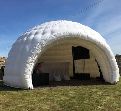 China 2021 Best Events Inflatable Dome 30ft Rain Resistant Inflatable Tent For Outdoor Events 8 Meters Or Customized Size for sale