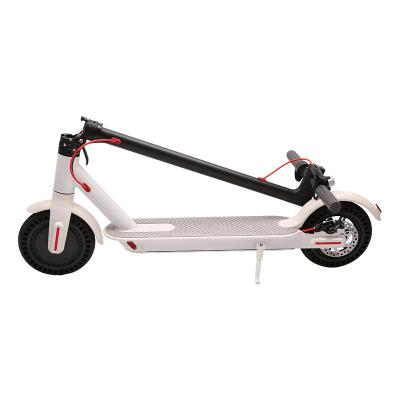 China Aluminum Alloy Unisex Foldable Electric Scooter 6.6ah 350w 8.5inch Solid Tire for sale