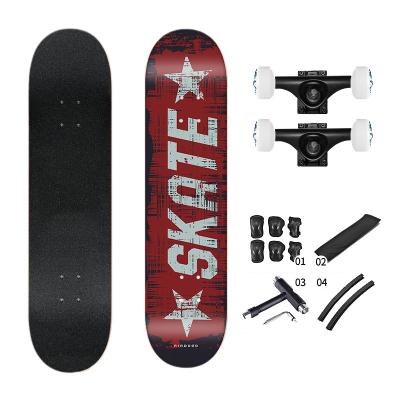 China Wholesale Custom Board Maple Youth Skateboard Wood Complete Skateboards Set For Adults for sale