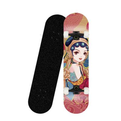 China Youth Freestyle Dancing Skateboard Maple Veneer Longboard Deck Skateboard Complete for sale