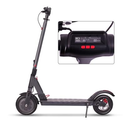 China 200w 8.5 Inch 150kg Unisex Aluminum Load Folding Electric Scooter For Adult for sale