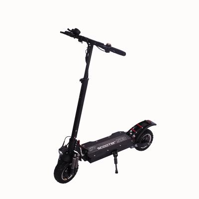 China Foldeable New Design Adult Kick 10 Inch 52v 2400w 2 Wheel Standing Foldable Electric Scooter for sale