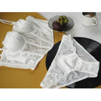 China Wholesale QUICK DRY women's bra panties set sexy women's panties and bra sexy bra and sexy panty lace embroidery for sale