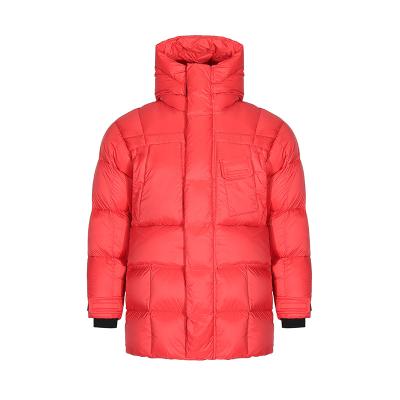 China Breathable ready for the ship 2021 new arrival high quality children's breath down winter quilted hooded jacket for sale