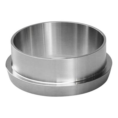 China 1/2-6 Round Food Sanitary Pipe Fittings Stainless Steel , Various Dimensions Threaded Pipe Fittings Flange for sale