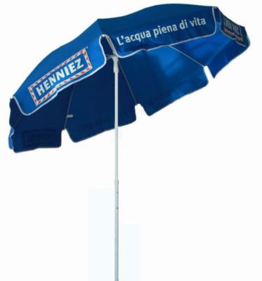 China Outdoor Furniture Standard Size Custom Printing Sun Windproof Advertising Beach Umbrella for sale