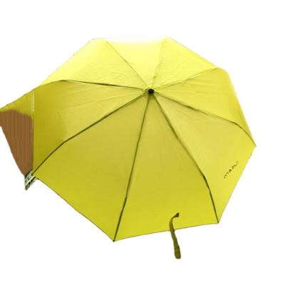 China Cheap Traditional Yellow Rain Umbrella for sale