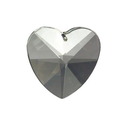 China China Decorative Crystal Heart Shape Drop Pendant Prism for sale