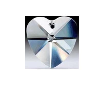 China Feng Shui Decorative Crystal Heart Shape Drop Window Pendant Prism for sale