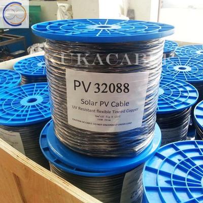 China Solar Power Station / Solar Power System Solar Cable TUV 100 Meter Roll 4mm Twin Core DC Solar Panel PV Cable for sale