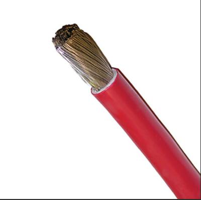 China Industrial High Quality 4AWG Copper Conductor Red Battery Cable for sale