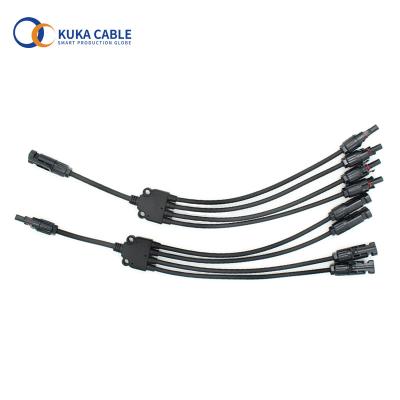 China Central 4 in 1 y branch pipe for solar panel parallel connection for sale