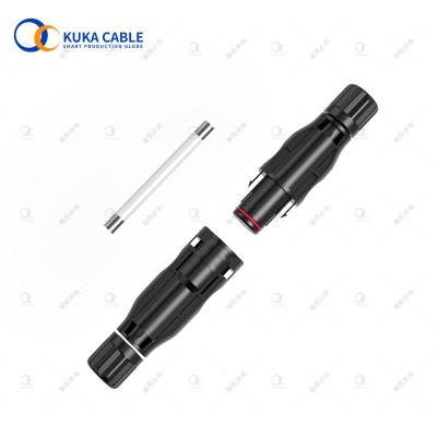 China Solar Power Station 1000v 15A DC Fuse Connectors With Built-in Fuse For Solar Panel Systems TUV Approved for sale