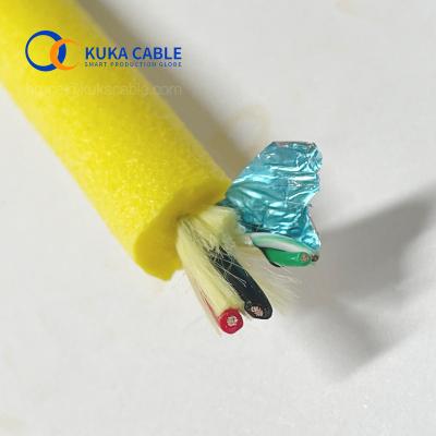 China Floatable custom submersible umbilical hybrid power cable communication submersible power signal data pairs textile braid for sale