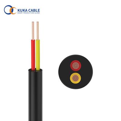 China Automotive Wiring Twin Core 6mm 2mm 5mm Sheath Two Round Automotive Cables for sale