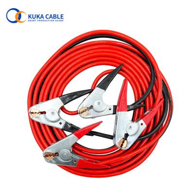 China 12v 24v Auto Vehicles Emergency Tools Metal Clamp 600A Jumper Booster Cable 25mm2 for sale