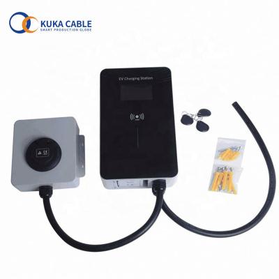 China New Expression China-chic Simple TYPE - 2 7kw 32A EV Charger AC Wall Box Station With CE Control By App for sale