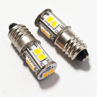 China White 3v 6v 12v 24v Work Torch Light Lamp Residential Bulb Replacement Flashlight Screw E10 Automotive Signal Lamp for sale