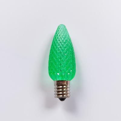 China Xmas Green C9 Christmas Lights Decoration Bulb 0.8W E17 Light Outdoor Waterproof Decorative Led Base Holiday Lighting Lamp for sale