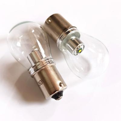 China BA15S Base S25 LIGHT Bulb BA15D 1.5W Aircraft Tank Turn Signal Light Auto Led Automotive Bulb for sale