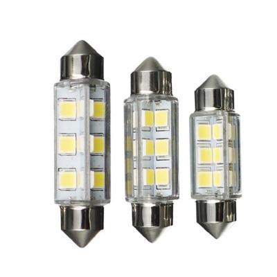 China Festoon Lighting Car 24SMD LED Auto Bulb 12V 24V 31/36/39/41MM Canbus LED Bulbs Interior Door Light With PC Cover 10 x 31mm (16SMD) for sale