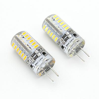 China Garden T3 G4 Miniature Bi-Pin LED Light Bulb 12V 3000K Warm White 2.5W 48 SMD Crystal Bulb for sale