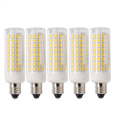 China LED Residential Lamp With Rheostat E14 G4 G9 6W 75 SMD 120V Ceramic Corn Light Warm White Led Bulb With PC Cover for sale