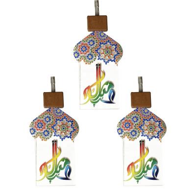 China Ramadan Decoration Ramadan 2022 10 LED Battery Operated Islamic Moon Lights String Mubarak Ramadan Lamps Moon Star Eid Lantern Decorations for sale