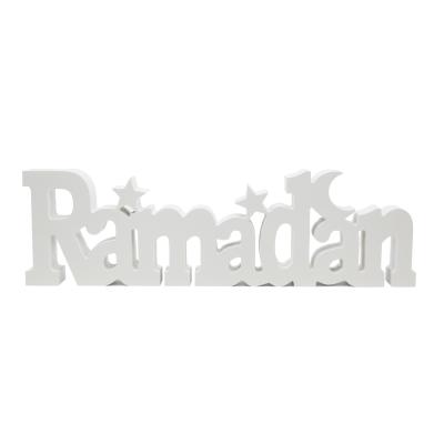 China New Ramadan Decoration Eid Mubarak Ramadan Wooden Ornaments Desktop Design Ramadan Festival Superwin 2022 for sale