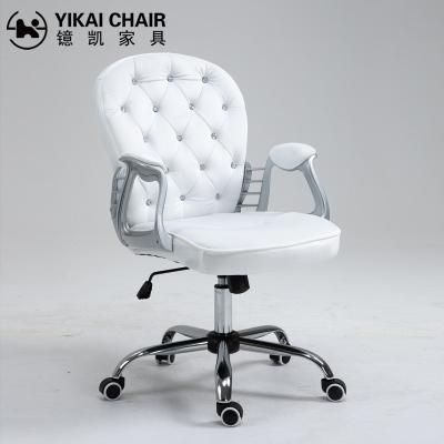 China Home Office Chair China Supplier (Height) 360 Degree Swivel Adjustable Comfortable Office Chair Velvet for sale