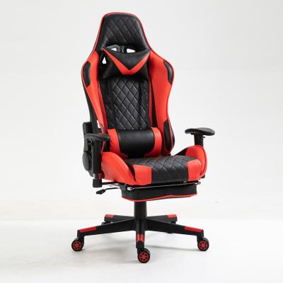 China (Height) OEM ODM Silla Gamer Ergonomic Adjustable PC Gaming Swivel Racing Gaming Chair With Footrest for sale