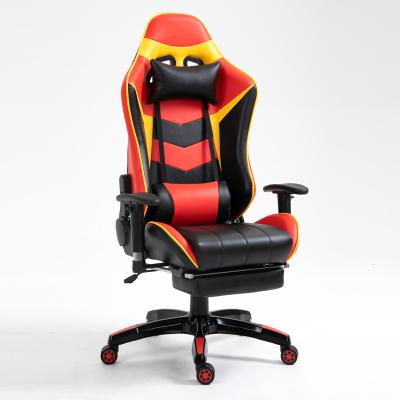 China Office Furniture (Height) Adjustable Swivel Lift PU Desk Computer Chair Racing Set For PC Game Using for sale