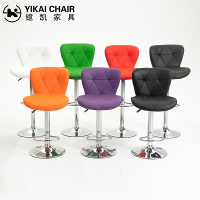 China EU Size Leather Adjustable Swivel Bar Stools Supplier White Bar Chair Bar Stool For Home for sale