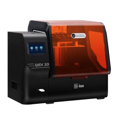 China QIDI TECH High Percision Box Resin 3D Printer 10.1 inch 2K UV LCD Display, 4.3 inch Touch Screen, 215x130x200mm Large Build Volume for sale