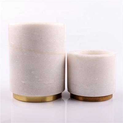 China BOYE Home Decor Luxury Home Decor Candle Marble Scented Candle Container for sale