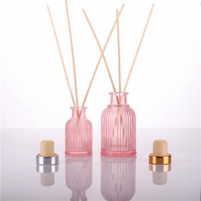 China Home Decoration Hot Sale 95ml High End Flower Shaped Glass Bottle For Scent Diffuser for sale