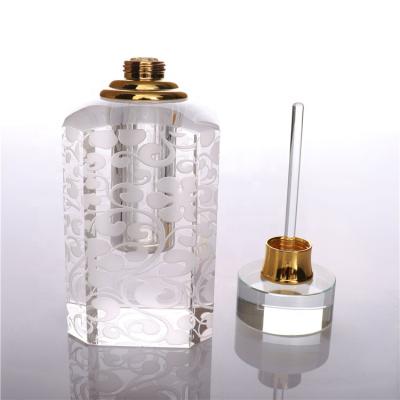 China BOYE Personal Care Wholesale 3ml Attar Luxury White And K9 Gold Fragrance Crystal Bottle In Bulk for sale