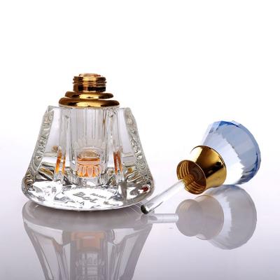 China Personal Care BOYE OEM Customized Design Attar Essential Oil K9 Glass Perfume Bottle 12ml Crystal for sale