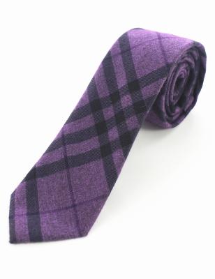 China Fashion Business Men's Cotton Tie Floral Tie Skinny Men's Plaid Cotton Neck Tie For Men's Business Party for sale