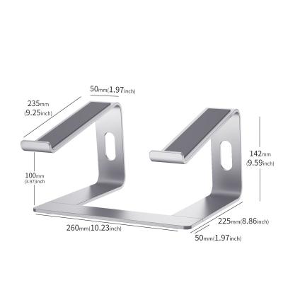 China Stable Detachable Aluminum Alloy Laptop Stand Holder Tablet PC Portable Cooling Bracket for sale