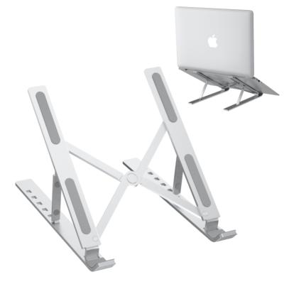 China Best-selling Folding Adjustable Vertical Laptop Stand Aluminum Desktop Laptop Notebook Stand Holder Series (Height) for sale